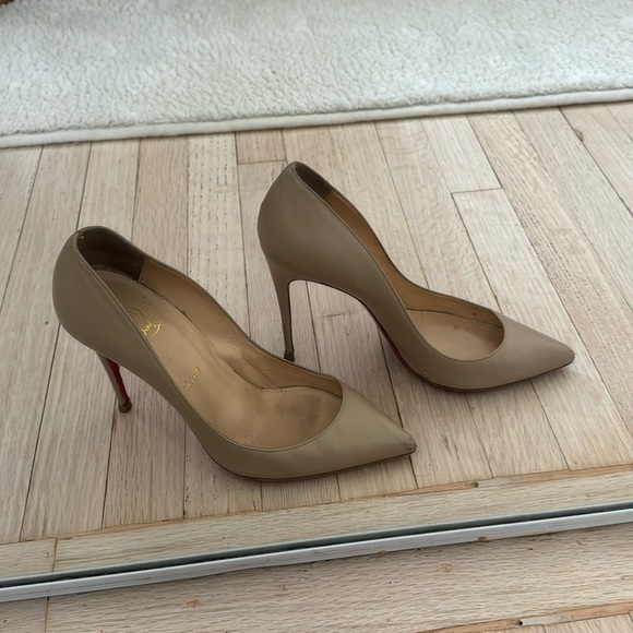 Christian Louboutin Shoes - Christian Louboutin Pigalle Folloes 100 Blush 9.5B